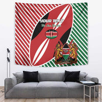 Custom Kenya Rugby Tapestry Flag Style - Wonder Print Shop