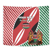 Custom Kenya Rugby Tapestry Flag Style - Wonder Print Shop