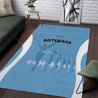 Botswana Athletics Area Rug Go Champions Go - Wonder Print Shop
