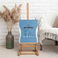 Botswana Athletics Canvas Wall Art Go Champions Go - Wonder Print Shop