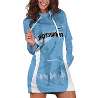 Personalized Botswana Athletics Hoodie Dress Go Champions Go - Wonder Print Shop