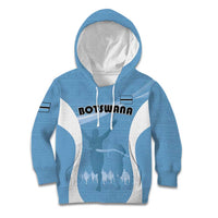 Personalized Botswana Athletics Kid Hoodie Go Champions Go - Wonder Print Shop