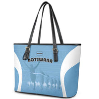 Botswana Athletics Leather Tote Bag Go Champions Go - Wonder Print Shop