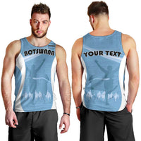 Personalized Botswana Athletics Men Tank Top Go Champions Go - Wonder Print Shop