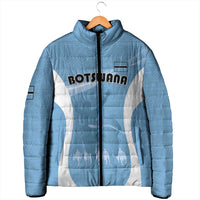 Personalized Botswana Athletics Padded Jacket Go Champions Go - Wonder Print Shop