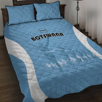 Botswana Athletics Quilt Bed Set Go Champions Go - Wonder Print Shop