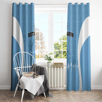 Botswana Athletics Window Curtain Go Champions Go - Wonder Print Shop