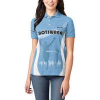 Personalized Botswana Athletics Women Polo Shirt Go Champions Go - Wonder Print Shop