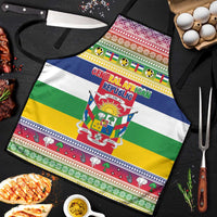 Central African Republic Christmas Apron Joyeux Noel - Wonder Print Shop