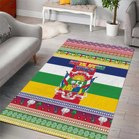 Central African Republic Christmas Area Rug Joyeux Noel - Wonder Print Shop