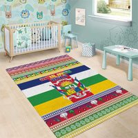 Central African Republic Christmas Area Rug Joyeux Noel - Wonder Print Shop