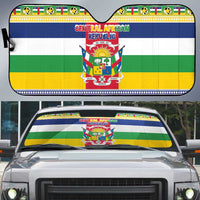 Central African Republic Christmas Auto Sun Shade Joyeux Noel - Wonder Print Shop