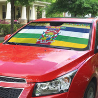 Central African Republic Christmas Auto Sun Shade Joyeux Noel - Wonder Print Shop