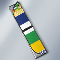 Central African Republic Christmas Auto Sun Shade Joyeux Noel - Wonder Print Shop