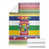 Central African Republic Christmas Blanket Joyeux Noel - Wonder Print Shop