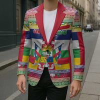 Central African Republic Christmas Blazer Joyeux Noel - Wonder Print Shop