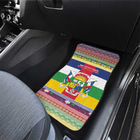 Central African Republic Christmas Car Mats Joyeux Noel - Wonder Print Shop