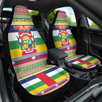 Central African Republic Christmas Car Seat Cover Joyeux Noel - Wonder Print Shop
