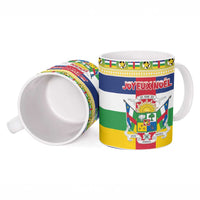Central African Republic Christmas Ceramic Mug Joyeux Noel - Wonder Print Shop