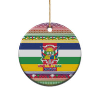 Central African Republic Christmas Ceramic Ornament Joyeux Noel - Wonder Print Shop