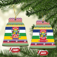 Central African Republic Christmas Ceramic Ornament Joyeux Noel - Wonder Print Shop