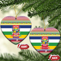 Central African Republic Christmas Ceramic Ornament Joyeux Noel - Wonder Print Shop