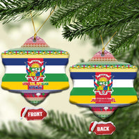 Central African Republic Christmas Ceramic Ornament Joyeux Noel - Wonder Print Shop