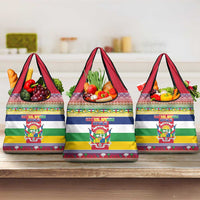 Central African Republic Christmas Grocery Bag Joyeux Noel - Wonder Print Shop