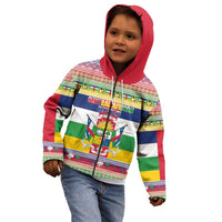 Central African Republic Christmas Kid Hoodie Joyeux Noel - Wonder Print Shop