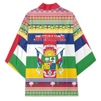 Central African Republic Christmas Kimono Joyeux Noel - Wonder Print Shop