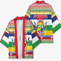 Central African Republic Christmas Kimono Joyeux Noel - Wonder Print Shop