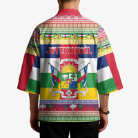 Central African Republic Christmas Kimono Joyeux Noel - Wonder Print Shop