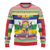 Central African Republic Christmas Ugly Christmas Sweater Joyeux Noel - Wonder Print Shop