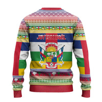 Central African Republic Christmas Ugly Christmas Sweater Joyeux Noel - Wonder Print Shop