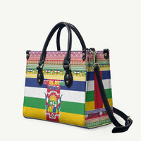 Central African Republic Christmas Leather Bag Joyeux Noel - Wonder Print Shop