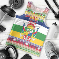Central African Republic Christmas Men Tank Top Joyeux Noel - Wonder Print Shop