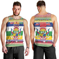 Central African Republic Christmas Men Tank Top Joyeux Noel - Wonder Print Shop