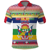 Central African Republic Christmas Polo Shirt Joyeux Noel - Wonder Print Shop