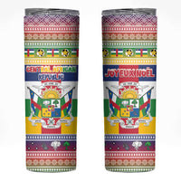 Central African Republic Christmas Skinny Tumbler Joyeux Noel - Wonder Print Shop