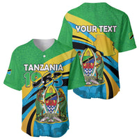 Personalized Tanzania 1963 Baseball Jersey Happy Independence Day - Wonder Print Shop