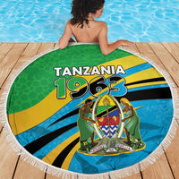 Tanzania 1963 Beach Blanket Happy Independence Day - Wonder Print Shop