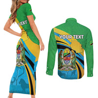 Personalized Tanzania 1963 Couples Matching Short Sleeve Bodycon Dress and Long Sleeve Button Shirt Happy Independence Day - Wonder Print Shop