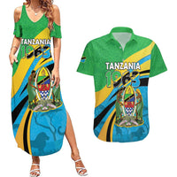 Personalized Tanzania 1963 Couples Matching Summer Maxi Dress and Hawaiian Shirt Happy Independence Day - Wonder Print Shop