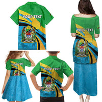 Personalized Tanzania 1963 Family Matching Puletasi and Hawaiian Shirt Happy Independence Day - Wonder Print Shop