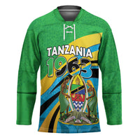 Personalized Tanzania 1963 Hockey Jersey Happy Independence Day - Wonder Print Shop