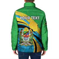 Personalized Tanzania 1963 Padded Jacket Happy Independence Day - Wonder Print Shop