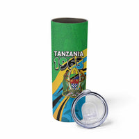 Personalized Tanzania 1963 Skinny Tumbler Happy Independence Day - Wonder Print Shop