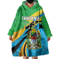 Personalized Tanzania 1963 Wearable Blanket Hoodie Happy Independence Day - Wonder Print Shop