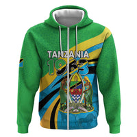 Personalized Tanzania 1963 Zip Hoodie Happy Independence Day - Wonder Print Shop