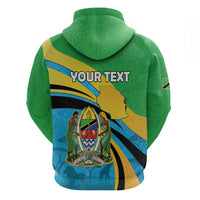 Personalized Tanzania 1963 Zip Hoodie Happy Independence Day - Wonder Print Shop